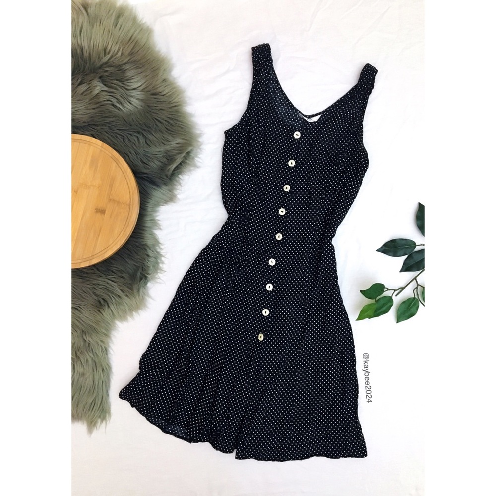 🌿 Vintage Polka Dot Retro Summer Market Dress 🌿